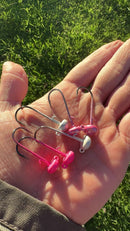 1/8oz, Worm Keeper Jig Heads, (6pack)