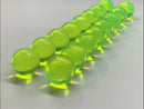 12MM Translucent Chartreuse, Soft Beads, (16 per pack)
