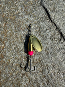 1/2oz Brass Salmon Spinner