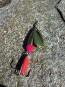 1/2oz Brass Salmon Spinner