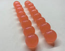 12MM Sweet Peach, Soft Beads, (16 per pack)
