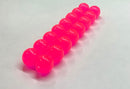 12MM Cerise, Soft Beads, (16 per pack)