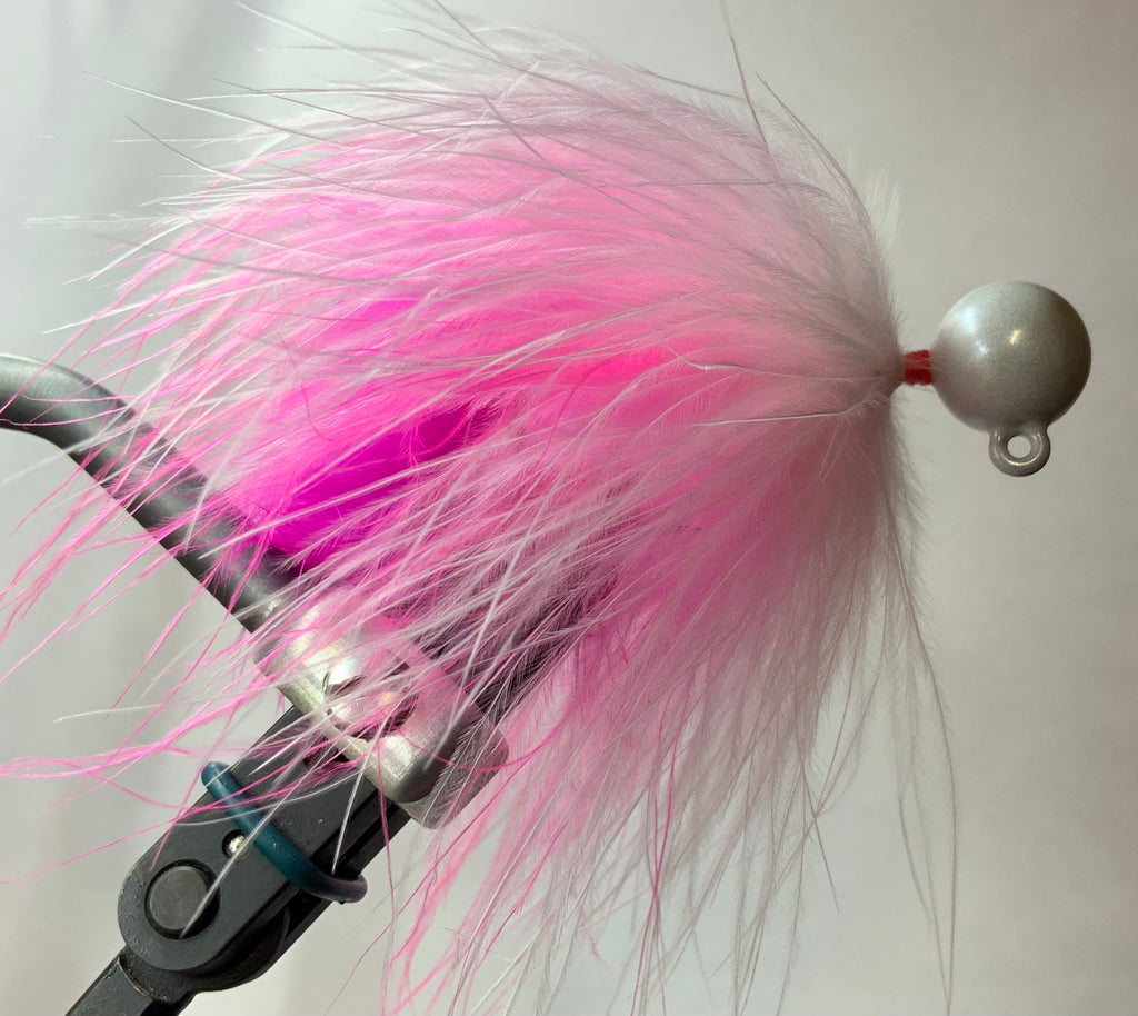 1/4oz Pink Craze Hair Jig, $5.50, Spin-X Designs Tackle