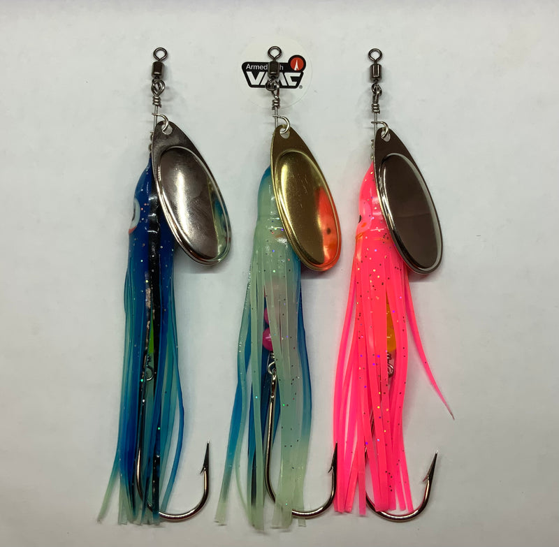 1.3 oz River Witches, $28.50, Salmon Lures, Spin-X Designs Tackle