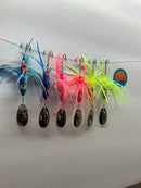 Premium Mixed 1oz Casting/Trolling River Witch Set Of (6), 54$, Spin-X Designs Tackle, Fishing Lure