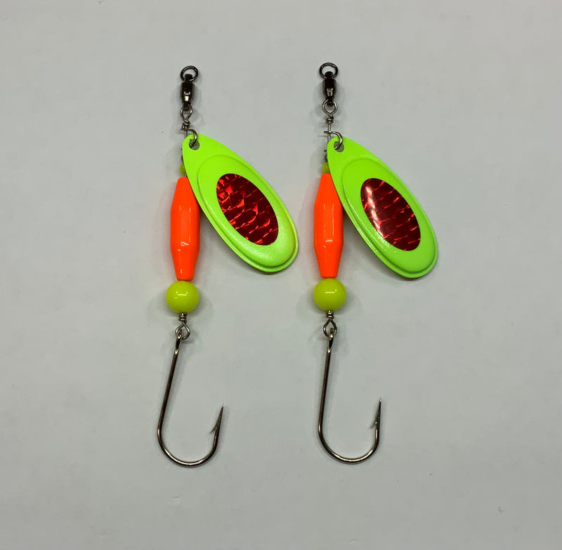 1/2oz, Premium Whittaker Cr Special Rippers, $17.50, 2 Pack, Spin-X Designs Tackle