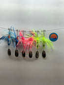 Premium Mixed 1oz Casting/Trolling River Witch Set Of (6), 54$, Spin-X Designs Tackle, Fishing Lure