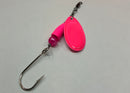 1/4oz, Pinky 🌸, $5.75, Rugged River Lure Edition, Spin-X Designs Tackle, Spinner