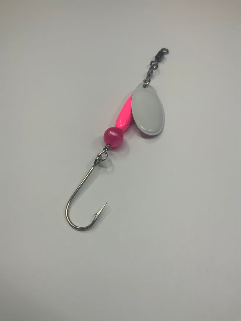 <transcy>بارادايس كوف ، 1/8 أوقية. ، 5 دولارات ، Spin-X Designs ، Trout Lure</transcy>