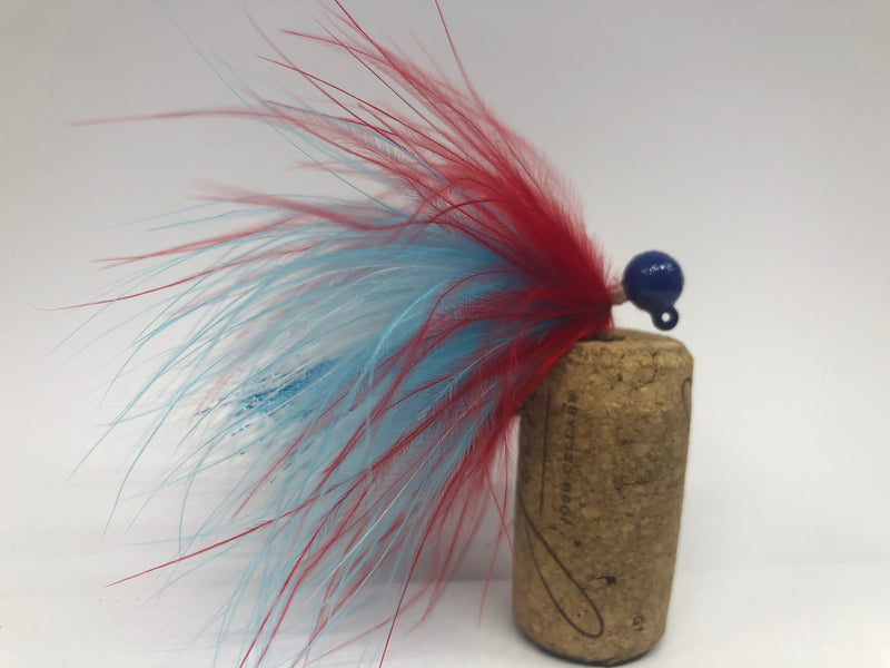 1/8oz Freedom Day Hair Jig,$5.50, Spin-X Designs Tackle