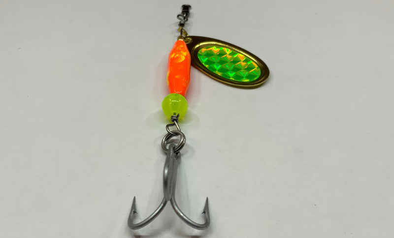 1/4oz Lava Rocks Ripper, $6.25, Spin-X Designs Tackle, Spinner