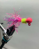 1/8oz, Bubblegum Lockjaw Jig, Spin-X Designs Tackle