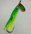 3/4oz Premium Sour Apple River Witch, $10.00, Salmon Spinner, Spin-X Designs Tackle
