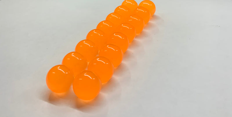 Soft Beads, Translucent Orange