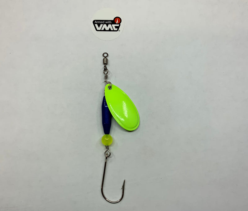 1/4oz, Blue Lagoon, $5.75, Multi-Species Spinner, Spin-X Designs Tackle