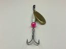 1/4oz, Premium Pearly White Ripper, $6.50, Spin-X Designs Tackle, Spinner