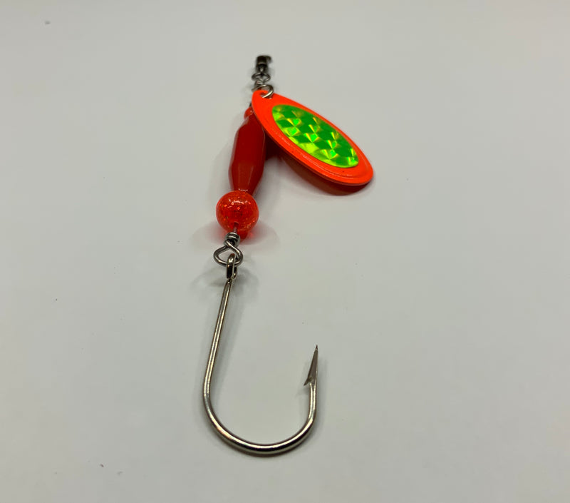 1/4oz, Wildfire Ripper, $6.00, Spin-X Designs Tackle, Spinners