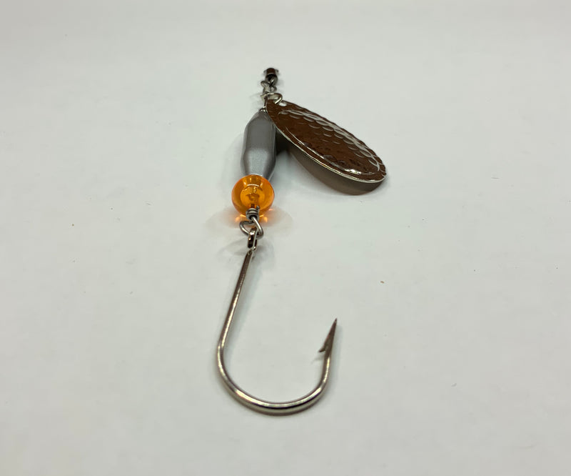 1/4oz, Chrome Hammered Ripper, $5.75, Spin-X Designs Tackle