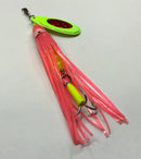 1.2oz, Premium Cotton Candy River Witch, 10.25$, Spin-X Designs Tackle, Salmon, Casting Spinner