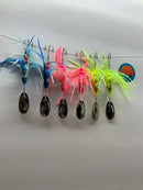 Premium Mixed 1oz Casting/Trolling River Witch Set Of (6), 54$, Spin-X Designs Tackle, Fishing Lure