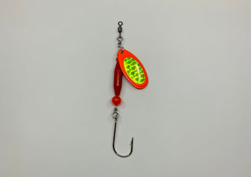 1/4oz, Wildfire Ripper, $6.00, Spin-X Designs Tackle, Spinners