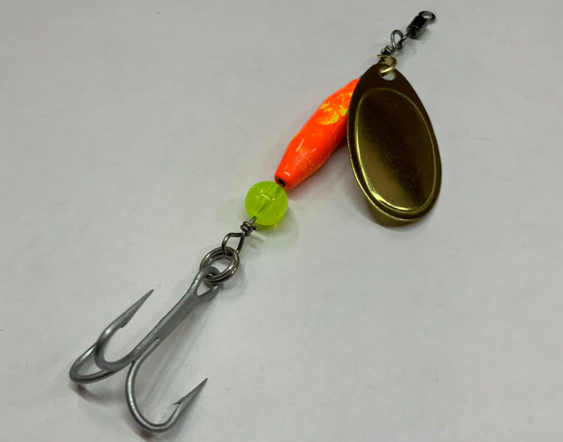 1/4oz Lava Rocks Ripper, $6.25, Spin-X Designs Tackle, Spinner