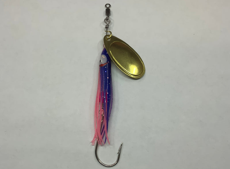 1/4oz Pink/Purple River Witch, $6.00, Spin-X Designs Tackle, Spinner