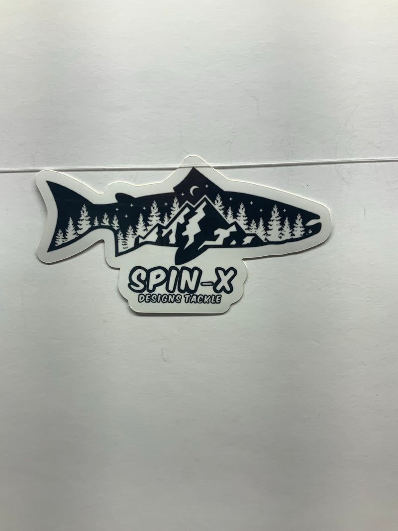 Spin-X Designs Tackle Sticker, $4 ea