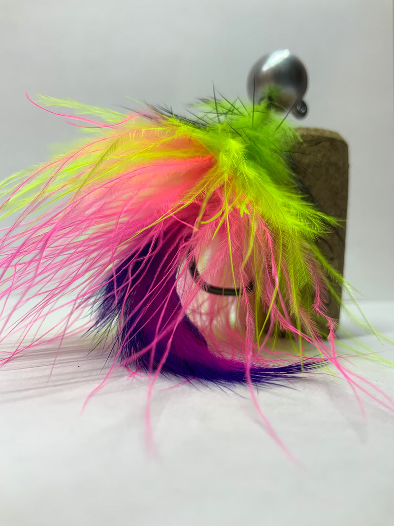 1/2oz, Piñata Party Twitching Jig,Spin-X Designs Tackle, Salmon