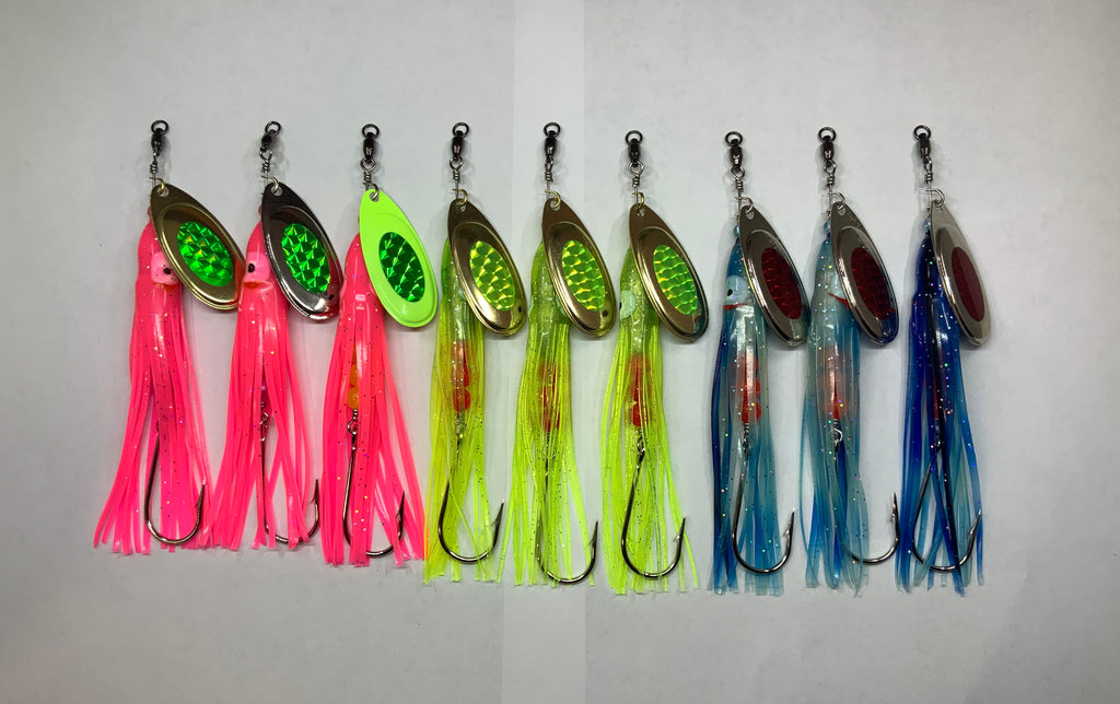 9) Premium River Witches, 3/4 oz (All), 85.50$, High Water Lures, Spi