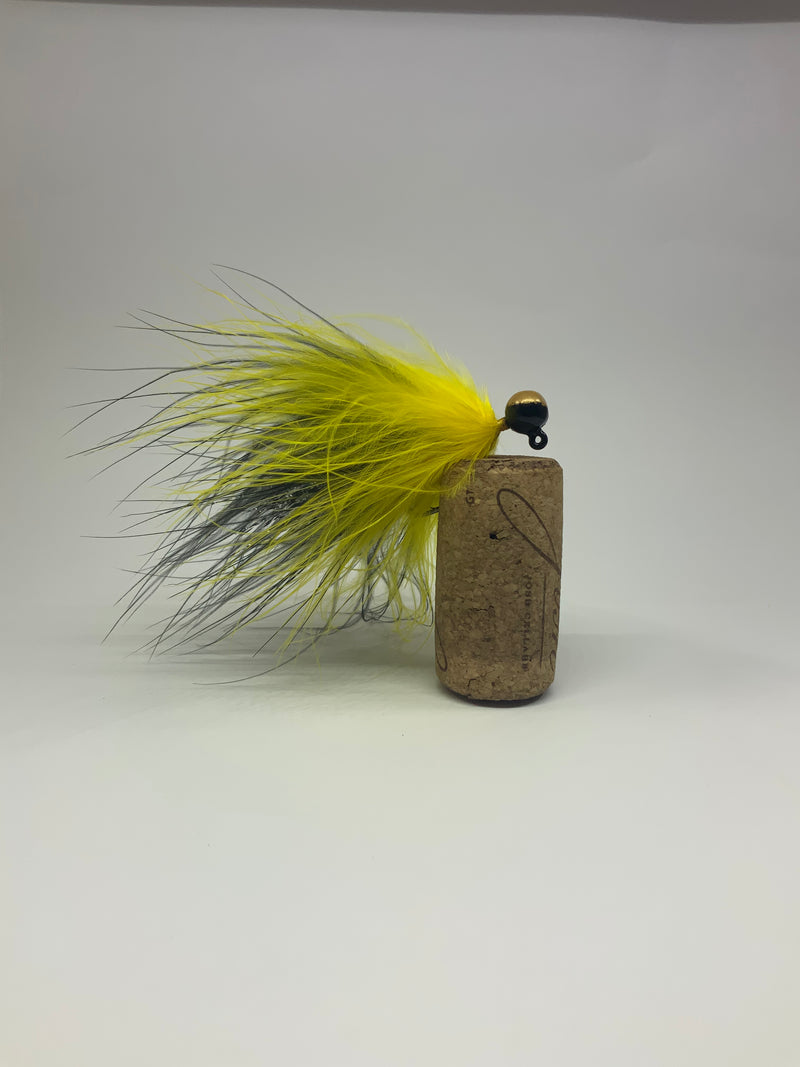 1/8oz, Blonde Bomber Hair Jig, $5.50, Spin-X Designs Tackle