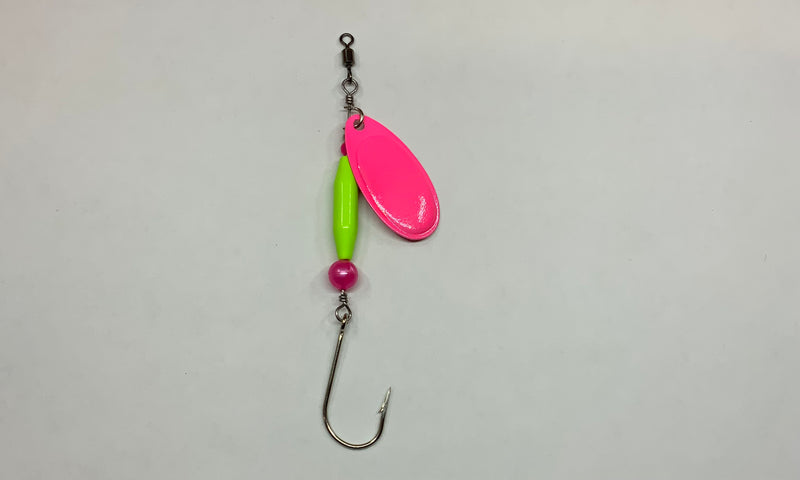 1/4oz, Watermelon Blast Ripper, $5.75, Spin-X Designs Tackle, Spinner