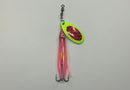 1/4oz Cotton Candy River Witch, $6.25, Casting/Trolling Hoochie, Spin-X Designs Tackle, Fishing Lure
