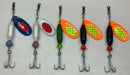 (5) 3/4oz Salmon Rippers, $52.50, Custom Order, Spin-X Designs Tackle