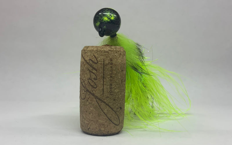 1/2oz Bumblebee Twitching Jig, $6.50, 4/0 VMC Hook, Salmon Jig