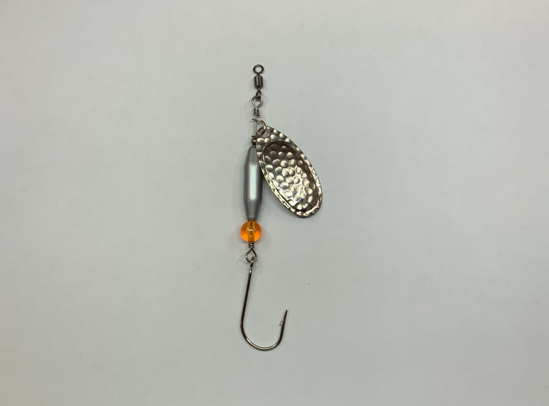 1/4oz, Chrome Hammered Ripper, $5.75, Spin-X Designs Tackle