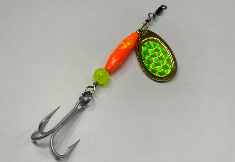 1/4oz Lava Rocks Ripper, $6.25, Spin-X Designs Tackle, Spinner