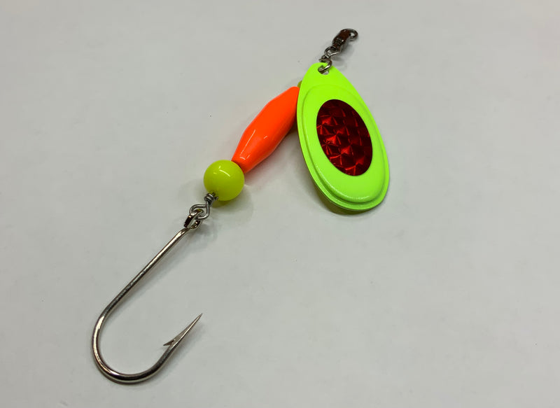 1/2oz, Premium Lake Cr Special, $8.75, Spin-X Designs & Tackle, Salmon Spinner