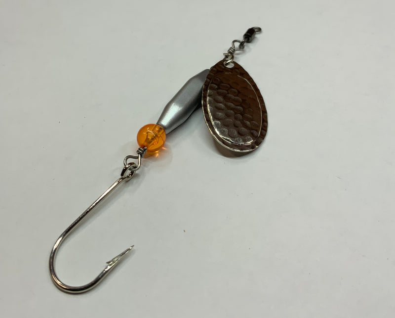 1/4oz, Chrome Hammered Ripper, $5.75, Spin-X Designs Tackle