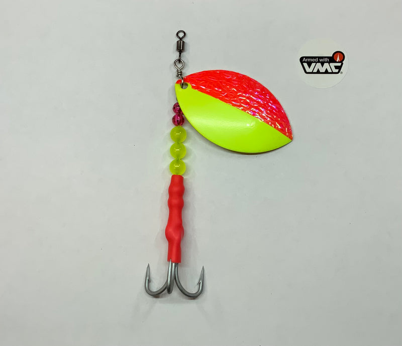 Cotton Candy Salmon Trolling Spinner, 8.75$, Spin-X Designs Tackle