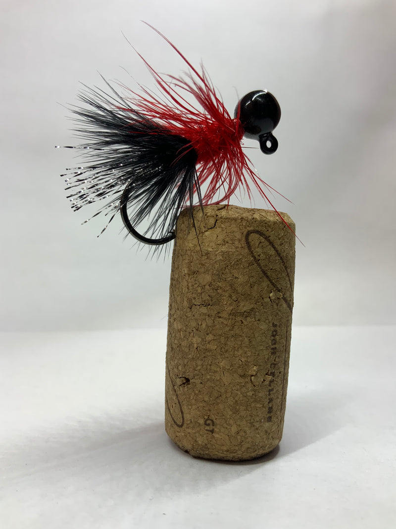 bubonic fishing lures 1/8oz, Black Death Jig