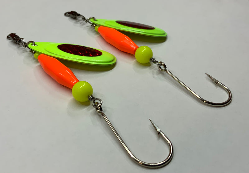 1/2oz, Premium Whittaker Cr Special Rippers, $17.50, 2 Pack, Spin-X Designs Tackle