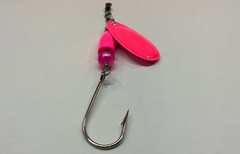 1/4oz, Pinky 🌸, $5.75, Rugged River Lure Edition, Spin-X Designs Tackl