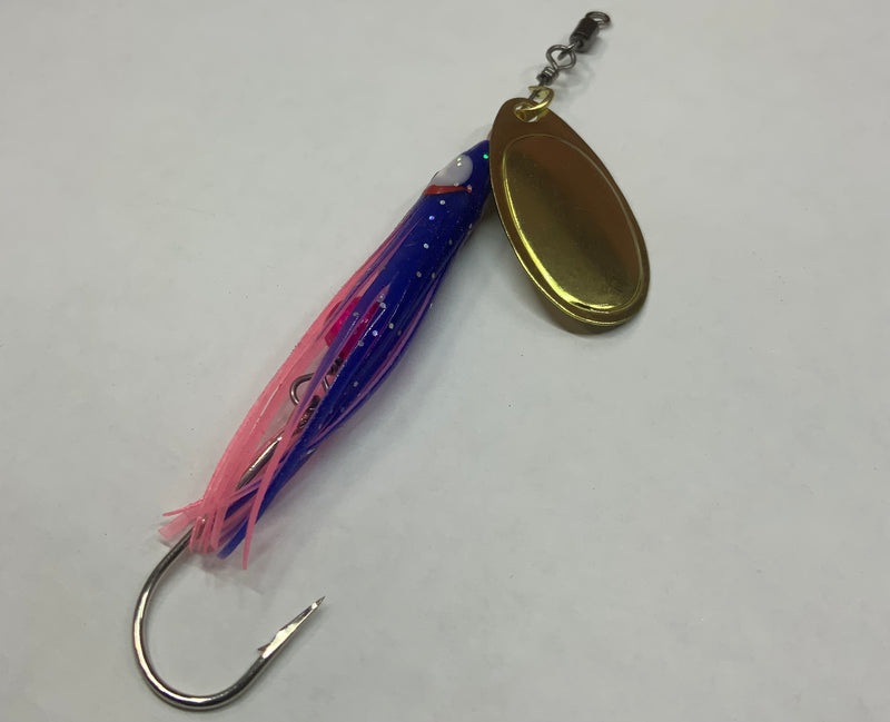 1/4oz Pink/Purple River Witch, $6.00, Spin-X Designs Tackle, Spinner