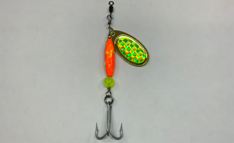 1/4oz Lava Rocks Ripper, $6.25, Spin-X Designs Tackle, Spinner