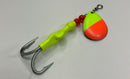 3.5 Crushed Dandelion Trolling Spinner, $7.50, Spin-X Designs Tackle, Salmon Spinner