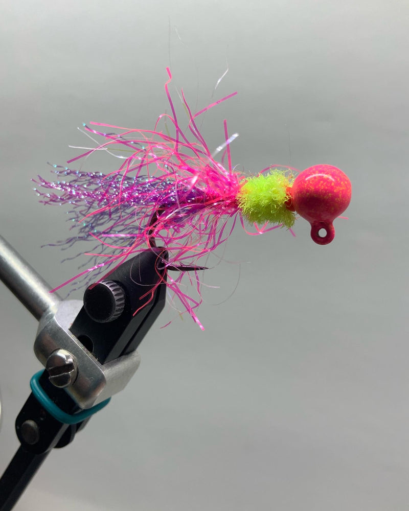 1/8oz, Bubblegum Lockjaw Jig, Spin-X Designs Tackle