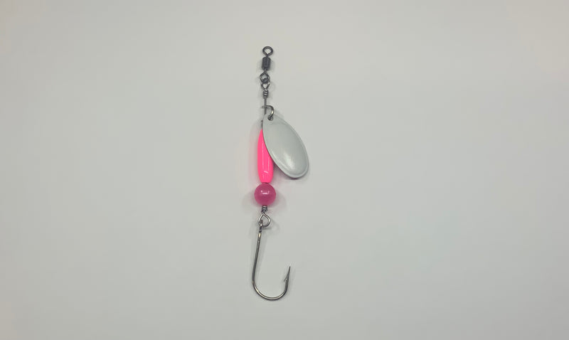 <transcy>بارادايس كوف ، 1/8 أوقية. ، 5 دولارات ، Spin-X Designs ، Trout Lure</transcy>