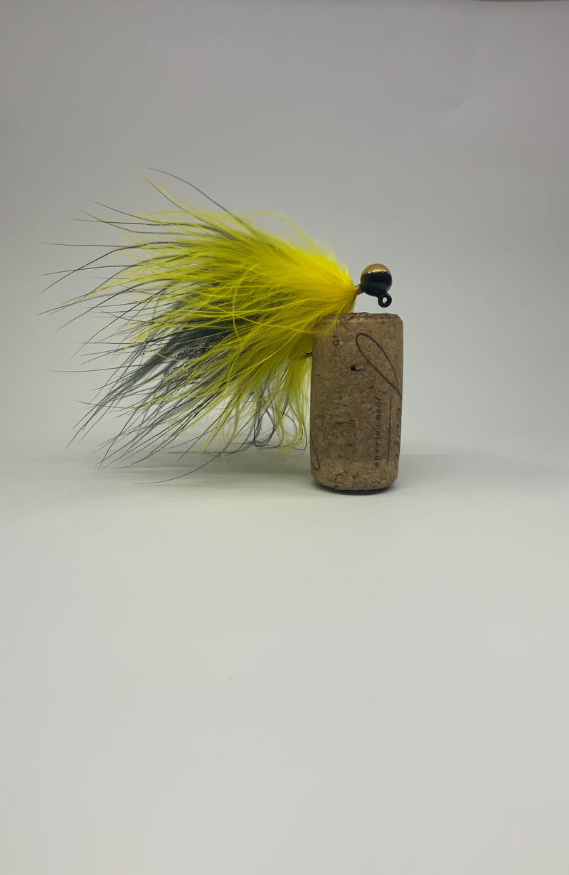 1/8oz, Blonde Bomber Hair Jig, $5.50, Spin-X Designs Tackle