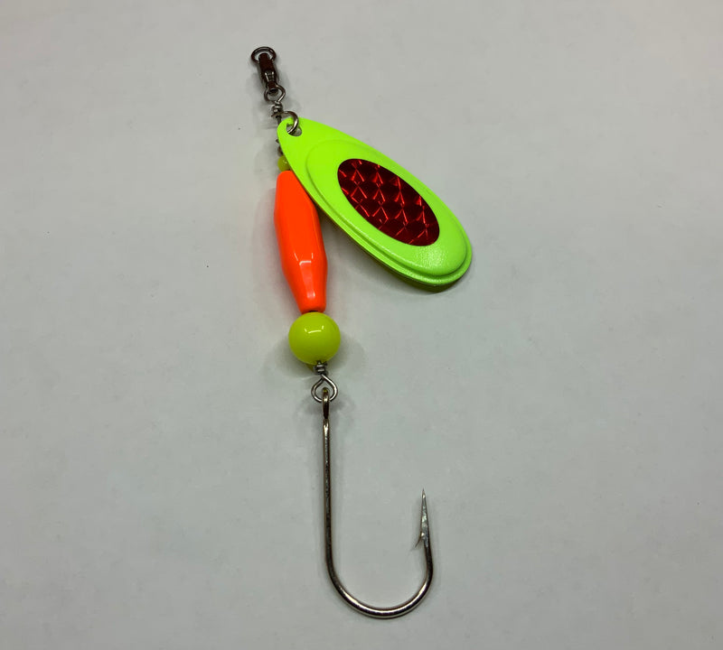 1/2oz, Premium Lake Cr Special, $8.75, Spin-X Designs & Tackle, Salmon Spinner